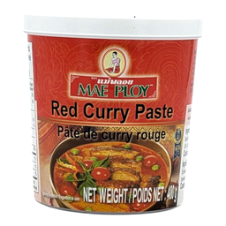 [181838] Pâte Curry Rouge Thaï 400 g Mae Ploy