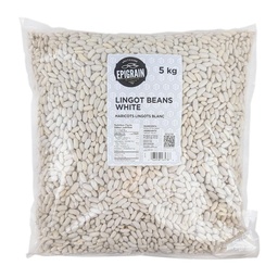 [061105] Haricots Lingot Blancs 5 kg Epigrain