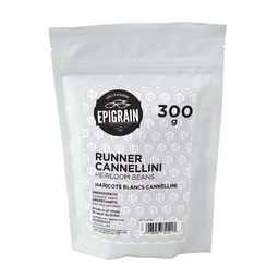 [061172] Runner Cannellini Heirloom Beans 300 g Epigrain