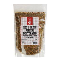 [182622] Poivrons Rouge/Vert 1/8 Déshydratés- 285 g Dinavedic