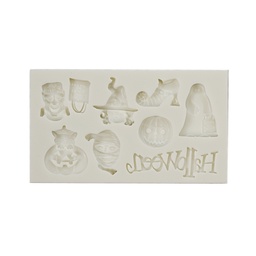 [ARTG-9213] Silicone Mold Halloween 9 Cavity- 1 ct - Artigee