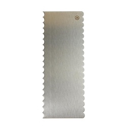 [ARTG-9038] Scalloped Edge Cake Scraper Medium- 1 ct - Artigee