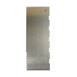 [ARTG-9044] Pinstripe Double Edge Cake Scraper- 1 ct - Artigee