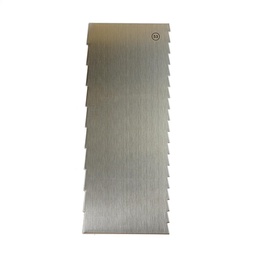 [ARTG-9045] Jagged Double Edge Cake Scraper- 1 ct - Artigee