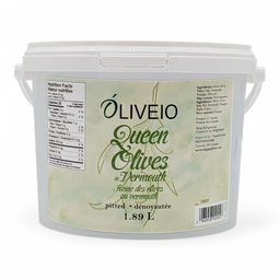 [123152] Olives Dénoyautées au Vermouth 1.89 L Oliveio