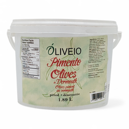 [123153] Olive Queen Pimento in Vermouth 1.89 L Oliveio