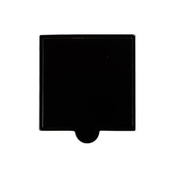 [ARTG-8510B-100] Square Mini Cake Base Board Black 72x72mm 100 pc - Artigee