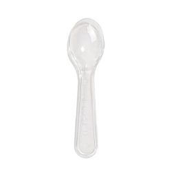 [ARTG-8610] Cuillères en plastique transparentes 7.5cm 100 pc Artigee
