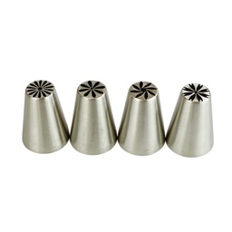 [ARTG-9008] Piping Nozzles- Russian Set 4pc - Artigee