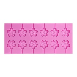 [ARTG-9225] Silicone Mold Lollipop Sakura 12 Cavity- 1 ct - Artigee