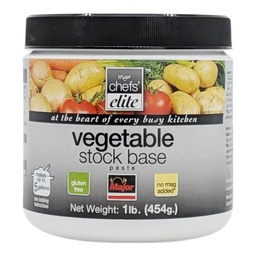 [020421] Vegetable Stock Base Paste Gluten Free 454 g Major