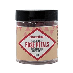 [150821] Crystallized Rose Petals Large 50 g Almondena