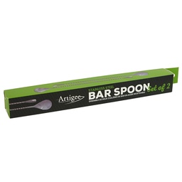 [ARTG-8151] Bar Spoons Set of 2 Stainless Steel 1 pc Artigee