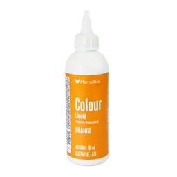 [173460] Colour Liquid Orange Water-Soluble 190 ml Martellato