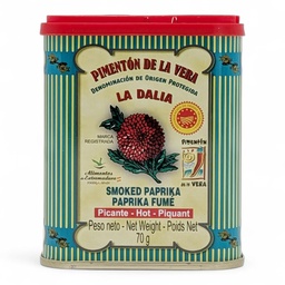[184130] Smoked Hot Paprika de la Vera 70 g La Dalia