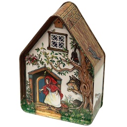 [912124] Pointy House Red Riding Hood- 1 tin - Silver Crane